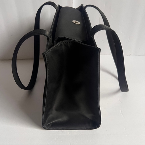 Vintage Kate Spade 90s Black Tote Purse - Picture 9 of 16